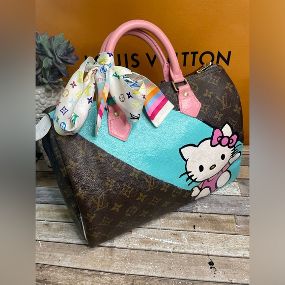 Louis Vuitton Speedy 30 HELLO KITTY - Picture 3 of 6